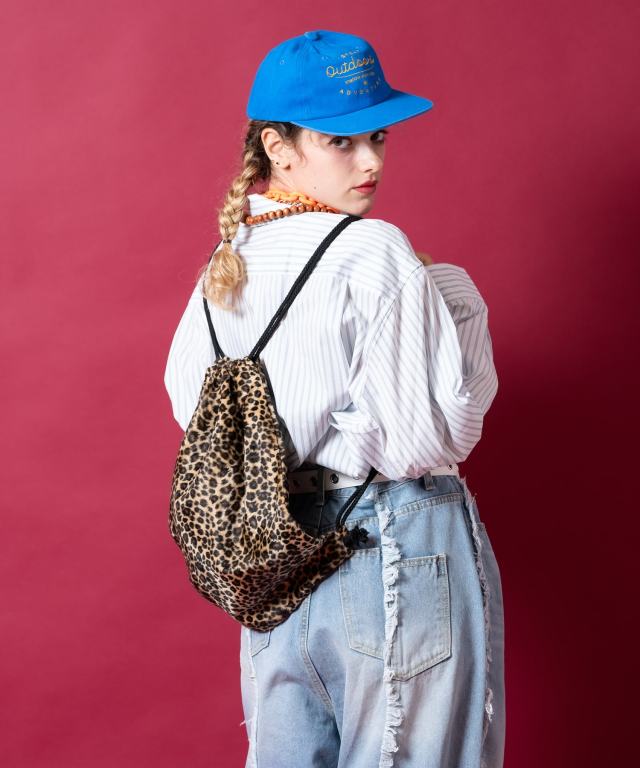 ベロアレオパードナップサック / ユニセックス メンズ レディース