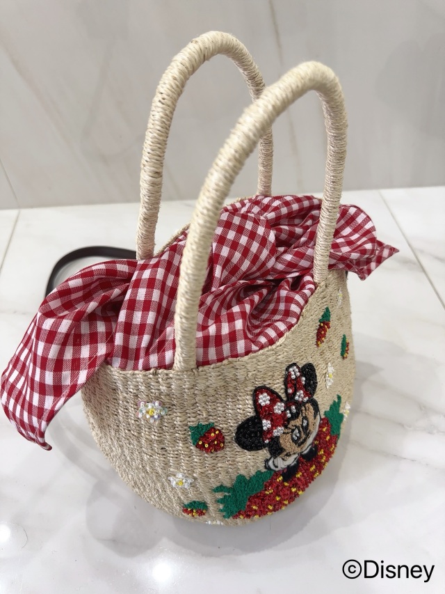 selva secreta】Disney / Minnie Mouse /strawberry basket bag