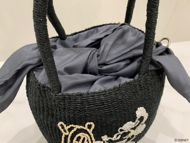 selva secreta】Disney Mickey Mouse basket bag(black)