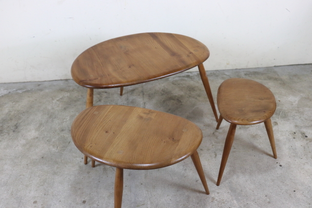 イギリス アーコール社 ercol ネストテーブル そ10-3