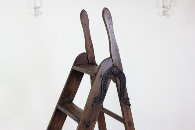 SIMPLEX社製 ウッドラダー 脚立 ステップラダー アンティーク イギリス