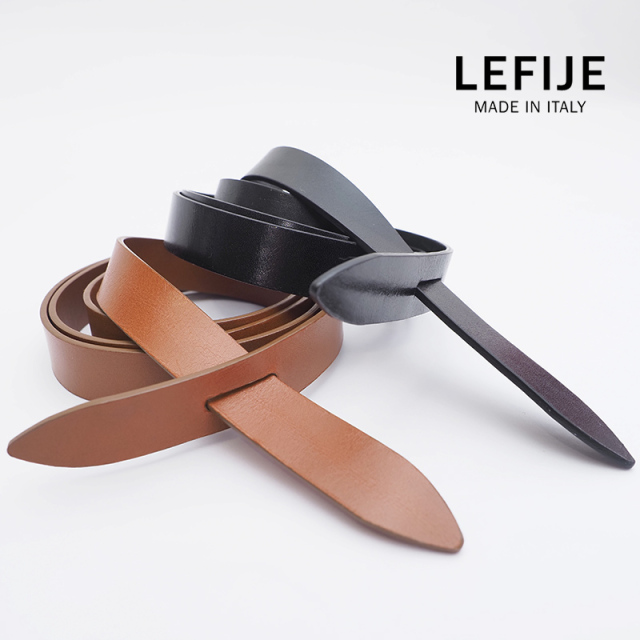 LEFIJE レフィエ カウレザー細ベルト 2111670004 M4410A COW