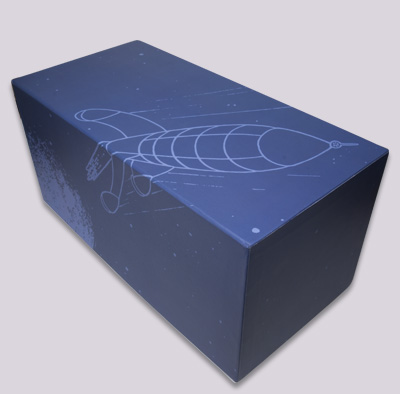 タンタン42cmレジン型模型 ロケット 『めざすは月』『月世界探検』より