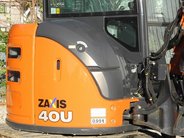 ZX40U-5B 日立 配管クレーン機 キャビン仕様