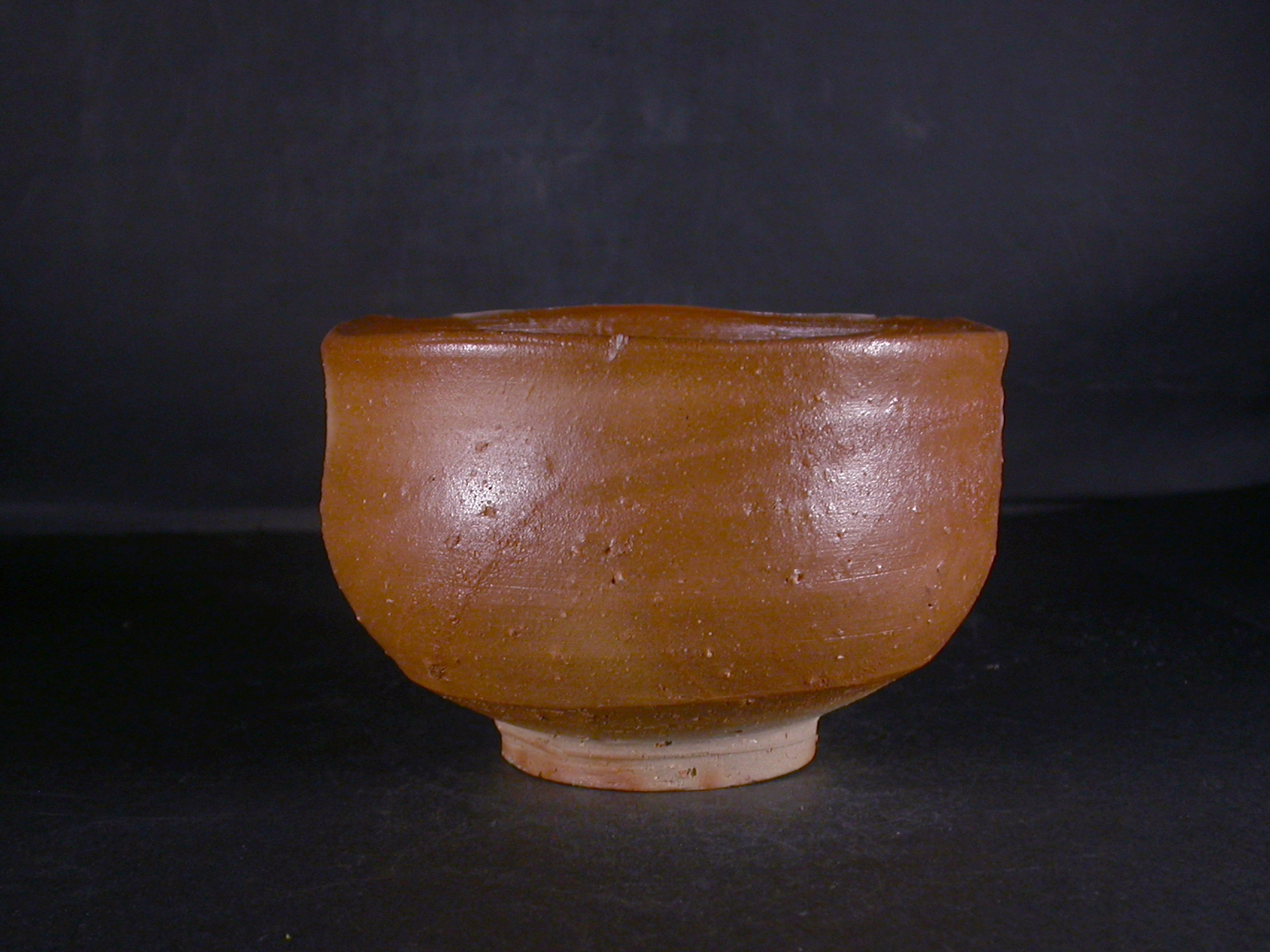 備前焼 登窯 備前焼物故作家 的野 求 黄ゴマ緋襷抹茶茶碗38 備前焼卸