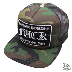 クロムハーツトラッカーキャップCHカモフラブラック|クロムハーツ通販