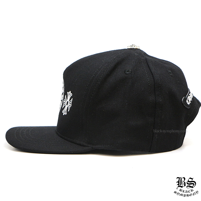 クロムハーツベースボールキャップホースシュー＆クロスブラック