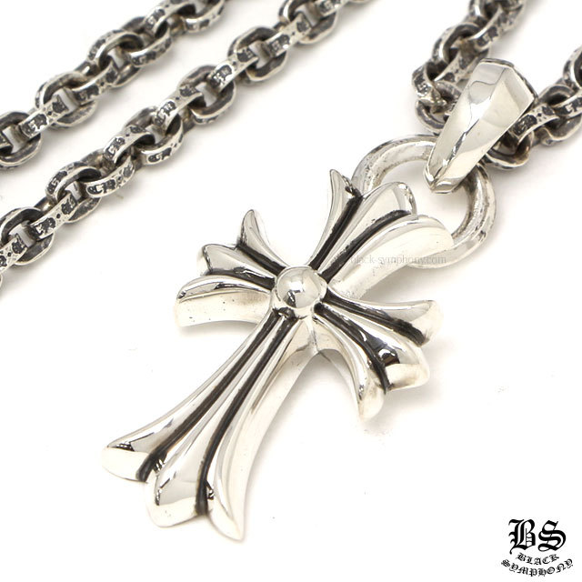 クロムハーツCHクロスペンダントスモールwithベイル＆ペーパーチェーン