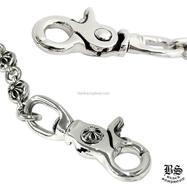 クロムハーツクロスボールウォレットチェーン#22クリップショート