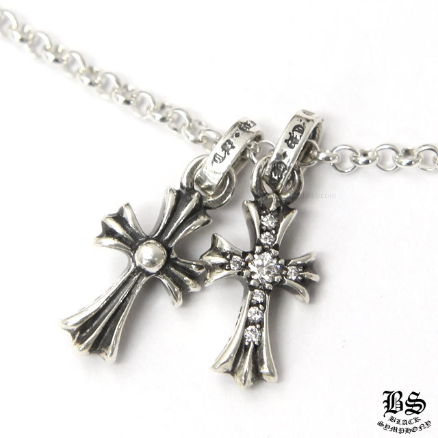 クロムハーツCHクロスベビーファットチャーム＆CHクロスベビーファット