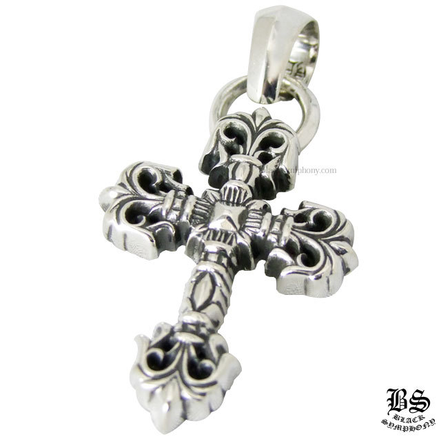 クロムハーツフィリグリークロスペンダントXSwithベイル(ネックレス