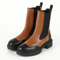 OUTLET】BARCLAY（バークレー）厚底レースアップブーツ キャメル