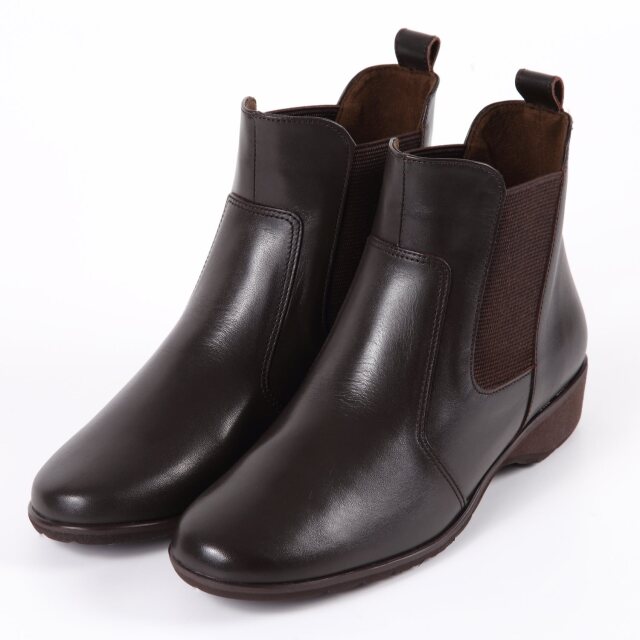 VITA NOVA（ヴィタノヴァ）サイドゴアブーツ Dダークブラウン｜BARCLAY