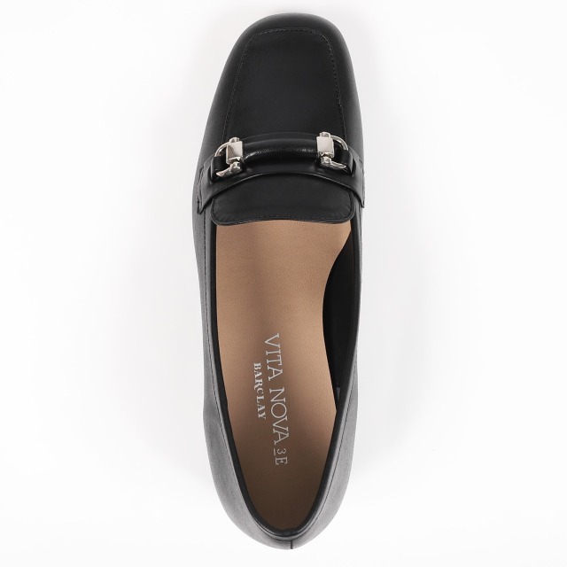 VITA NOVA（ヴィタノヴァ）ビットモカシンシューズ ブラック｜BARCLAY