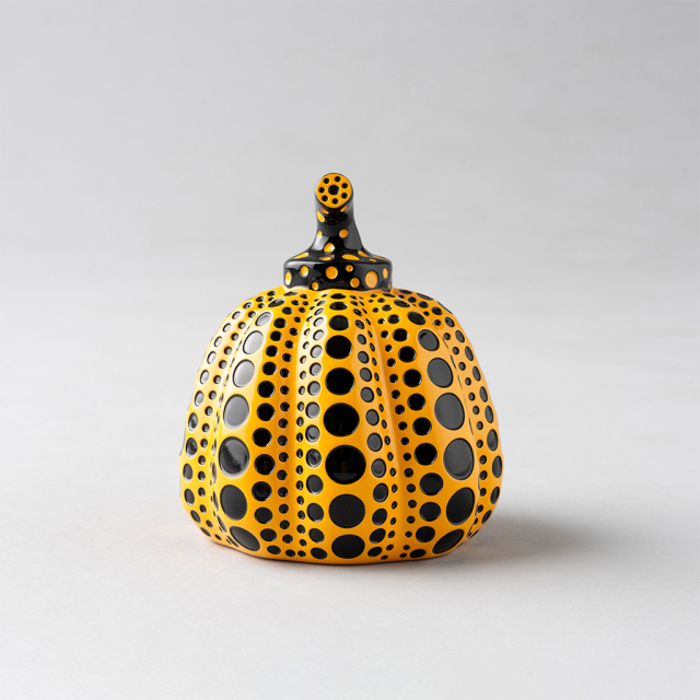Max.5】草間彌生南瓜オブジェ 黄_Yayoi Kusama Pumpkin Object YELLOW