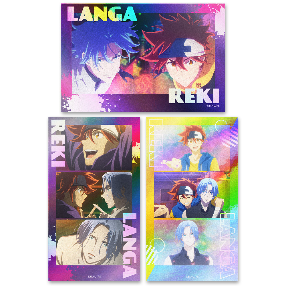 SK∞ エスケーエイト オーロラ缶バッジ2個セット 暦＆ランガ vol.1