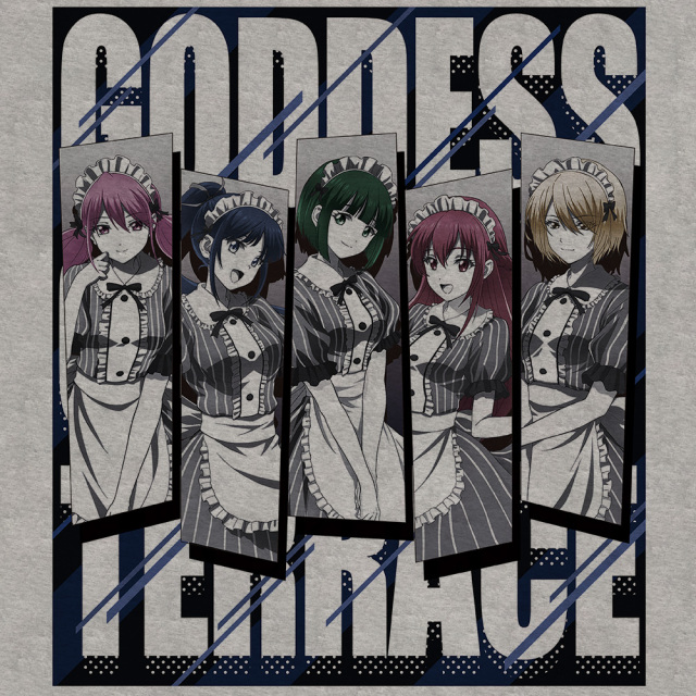 TVアニメ「女神のカフェテラス」 Tシャツ Lサイズ