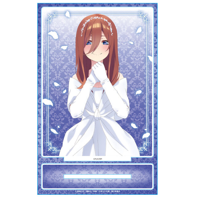 映画「五等分の花嫁」 アクリルポートレートC［中野三玖 ウェディング