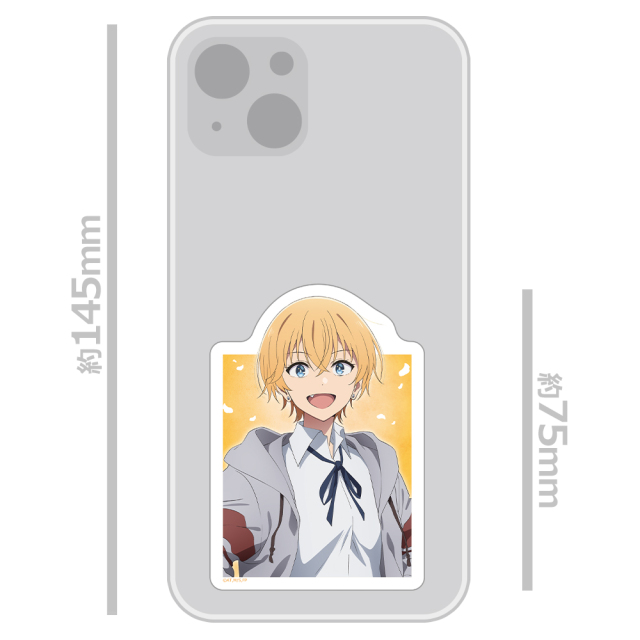 花は咲く、修羅の如く ダイカットステッカー 薄頼瑞希