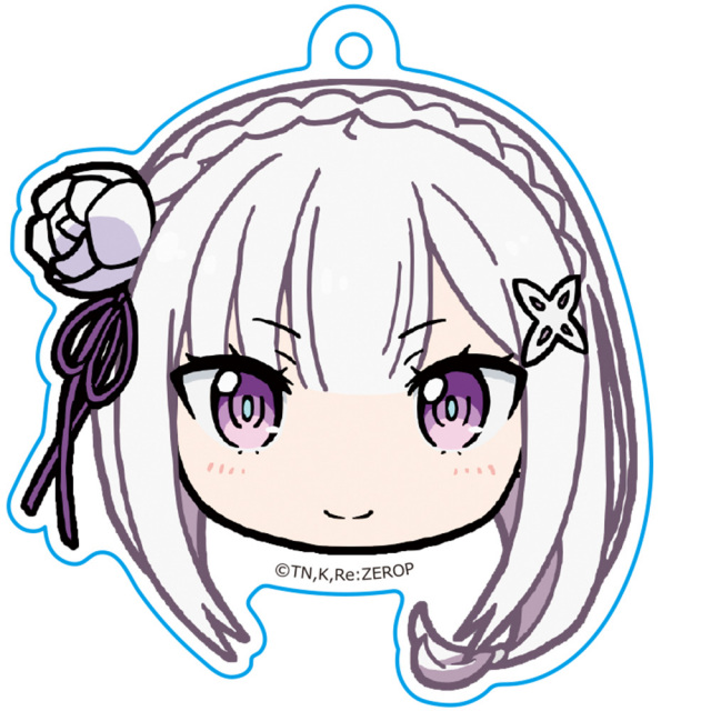 Re:ゼロから始める異世界生活 ちゅるキャラ キーホルダー エミリア