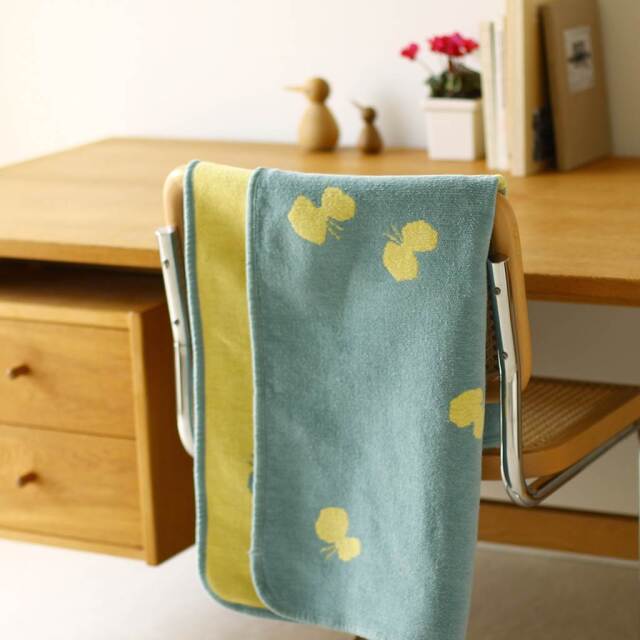 KLIPPAN × mina perhonen｜シュニールコットンブランケット ミニ