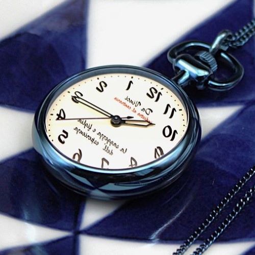 世界の 日本の 時計ジャンルで稀有な 逆転時計】 ダ・ヴィンチの鏡文字