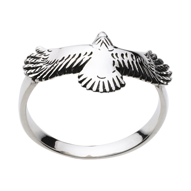cenote r0495 【シルバーアクセサリー】ネイティブ イーグル リング