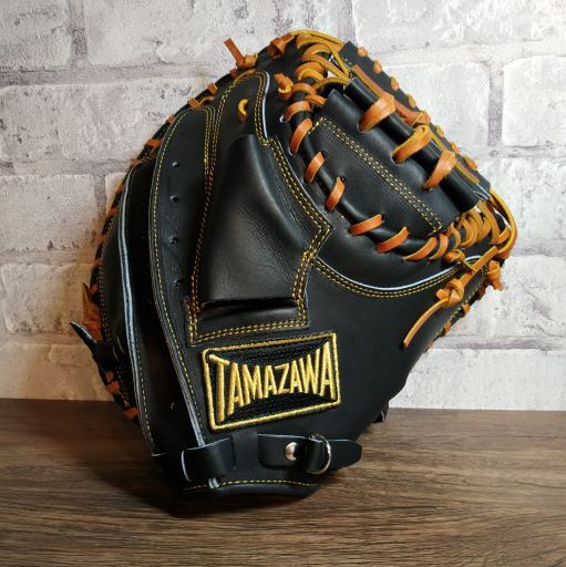 スポーツ玉澤 一般軟式キャッチャーミット 捕手用 本格湯もみ型付け無料