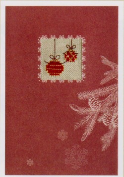 デンマークのクロスステッチ 2冊セット おまけクリスマスカード付き