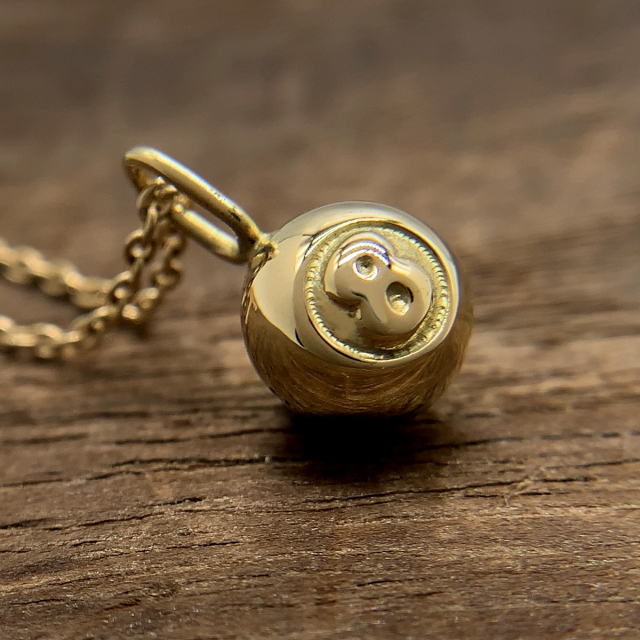 送料無料】Dr MONROE(ドクターモンロー) K18エイトボールネックレス FC