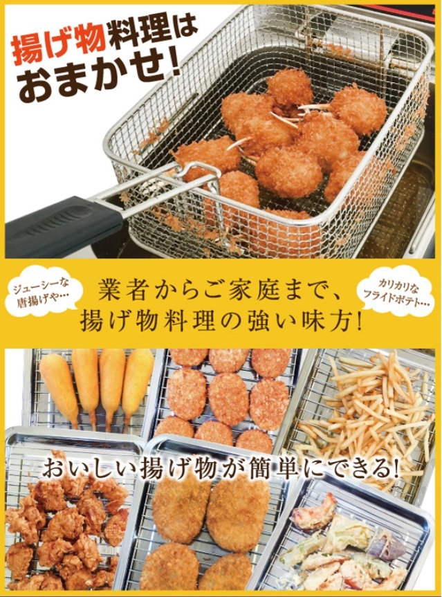 決算セール】電気フライヤー 業務用 卓上電気フライヤー FL-DS4
