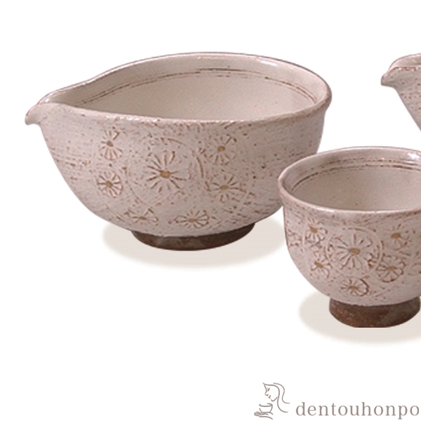 送料無料】 小茶器揃 俵手金彩 宝瓶1個・さまし1個・碗5個セット