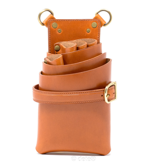 シザーケース5丁用防水レザー超軽量シザーケース S14-5 | dete