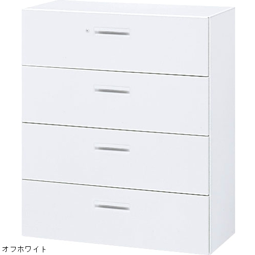 内田洋行 ハイパーストレージ HS 3段ラテラル書庫 下置き W900×D450