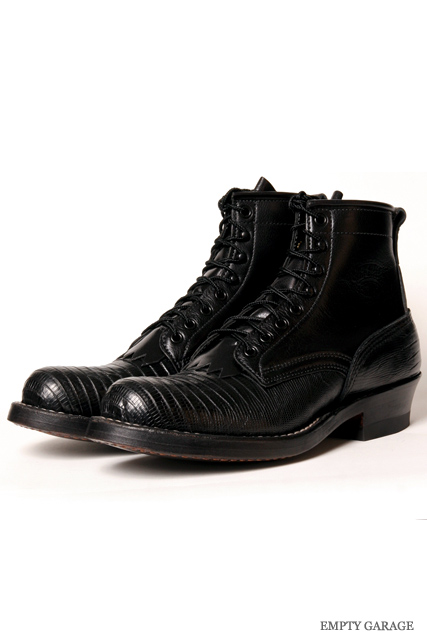 WHITE'S BOOTS Classic Lace Up Boot C461 Last Black Lizard トカゲ革