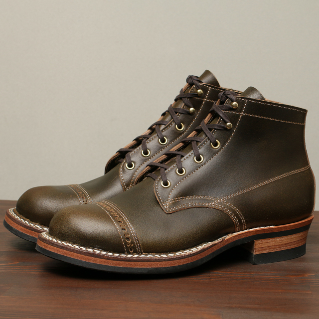 ホワイツブーツ] WHITE'S BOOTS SEMI DRESS オリーブグリーン ワックス