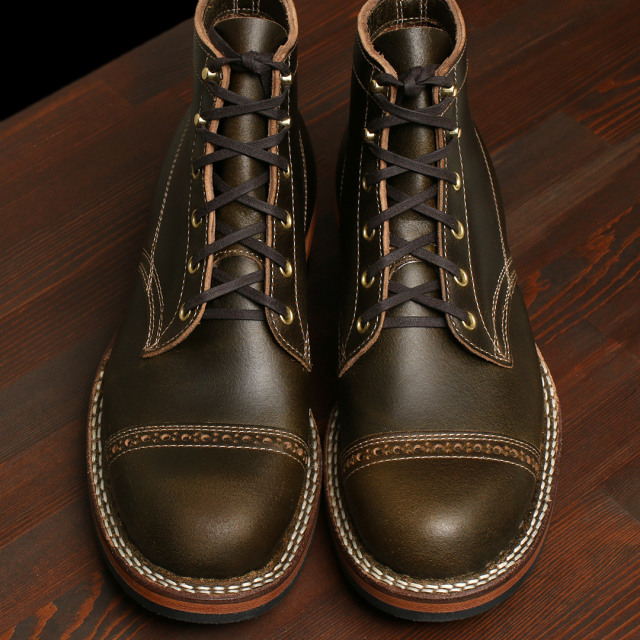 ホワイツブーツ] WHITE'S BOOTS SEMI DRESS オリーブグリーン ワックス