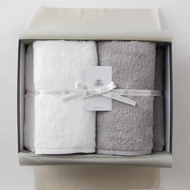 francjour フランジュール ｜ ビオ バスタオル2枚・フェイスタオル2枚