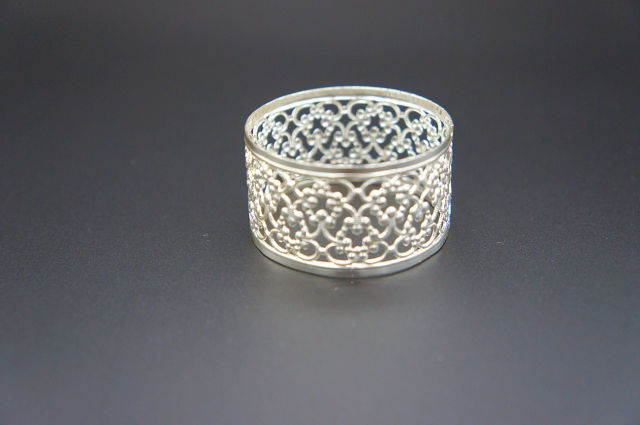 シルバープレート ナフキンリング 6個セット 英国アンティークと