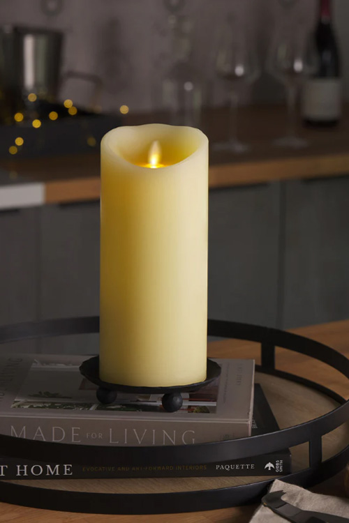 LUMINARA（ルミナラ） ｜ LEDキャンドル ピラー 4×9インチ（直径約10cm