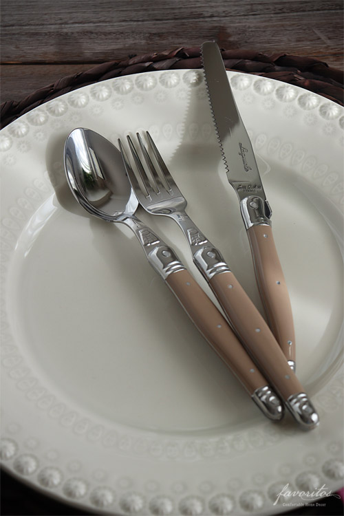 Jean Dubost(ジャン・デュボ)｜ライヨール カトラリー3点セット(カフェ