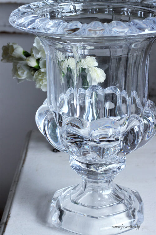 A&B HOME｜クリスタルベースガラスポット フラワーベース