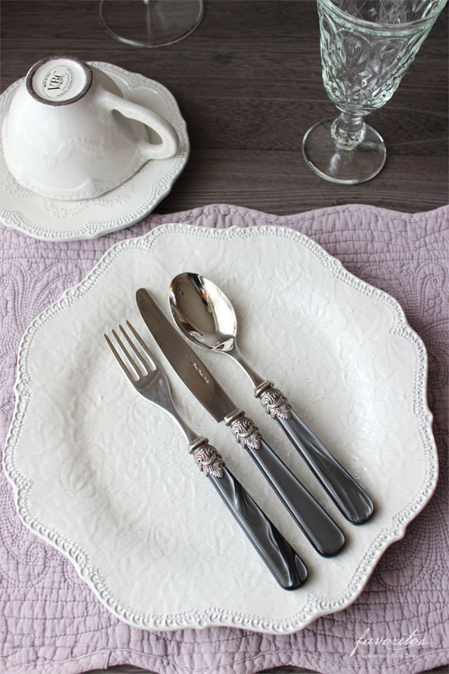 EME（エメ）｜Napoleon カトラリー ブラック（テーブルナイフ