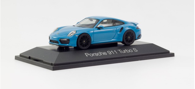 herpa Cars&Trucks 1/43 ポルシェ 911 ターボ S ブルー ガリバー