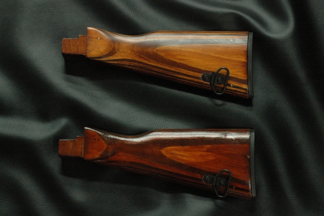GHK AKM木製ハンドガード・ストックセット・リフィニッシュ