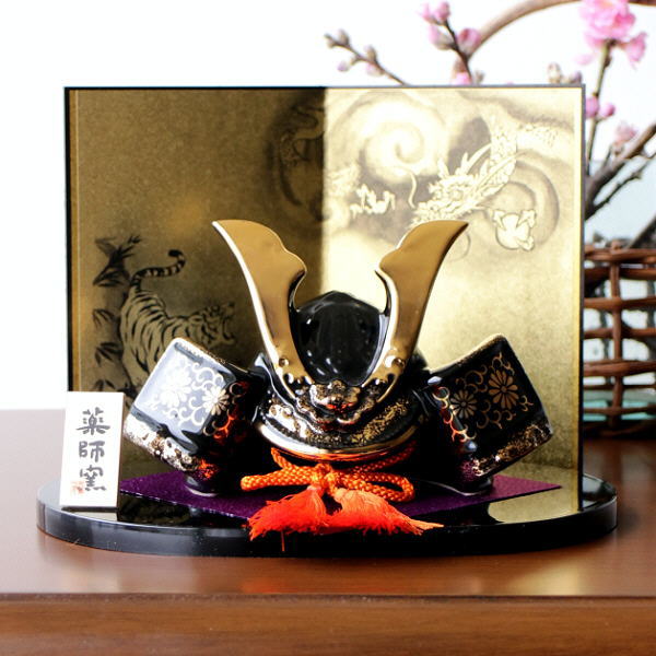 兜 兜飾り 五月人形 コンパクト 陶器 おしゃれ 置物 オブジェ こどもの