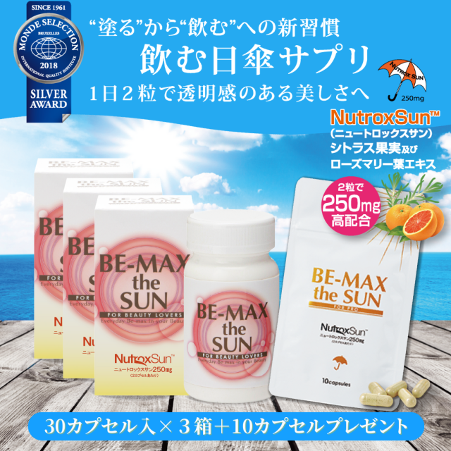 BE-MAX the SUN AA+ 250mg 2個セット BE-MAX the SUN（ザ・サン） | BE-MAX