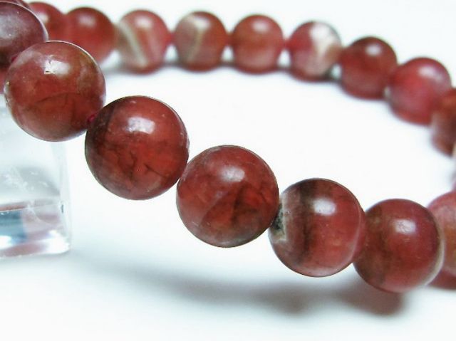 インカローズ(ロードクロサイト)ブレスレット10mm[T27-2417]