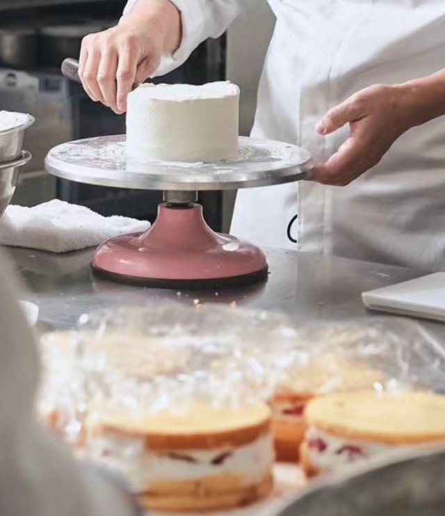 デコレーション デコ回転台 クールスタンド ピンクゴールド【SN4176