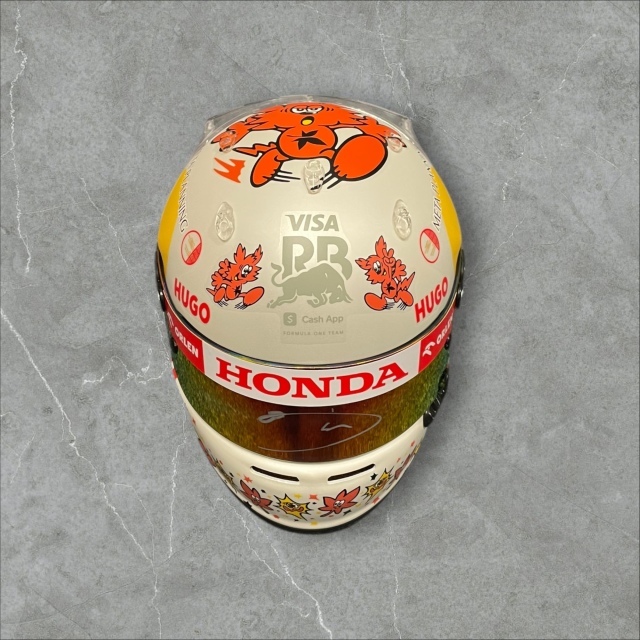 激レア！】角田裕毅 直筆サイン入り2022年 ヘルメット Spark 激レア